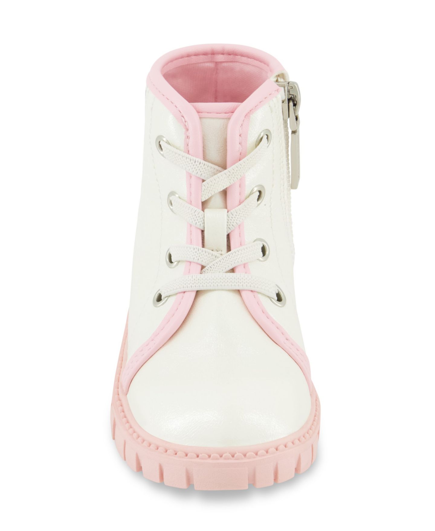 Ботинки DKNY Carrie Logo Stones Combat Boot для девочек-малышей, цвет: Кремовый — фото 3