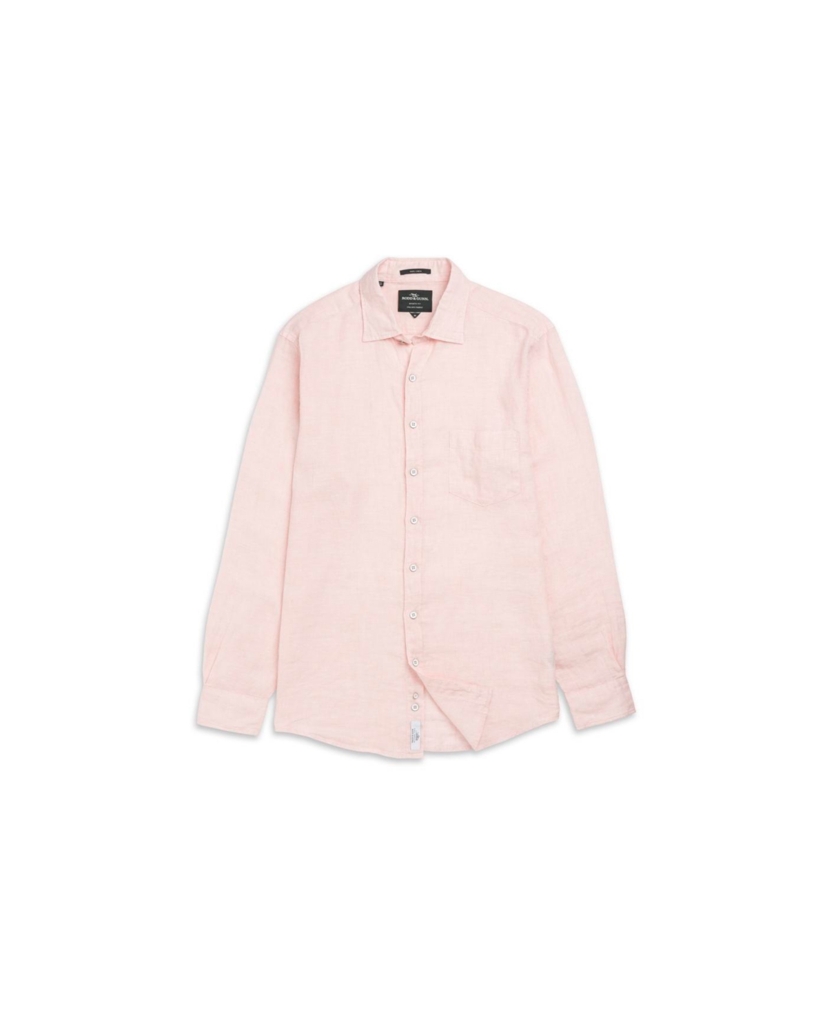 Rodd & Gunn Coromandel Button-up Linen Shirt In Pink