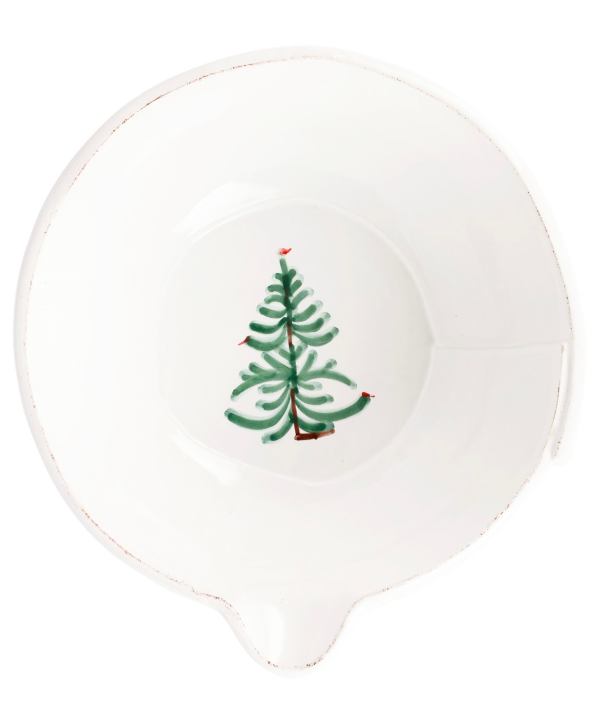 Vietri Lastra Holiday Large Mixing Bowl In Green