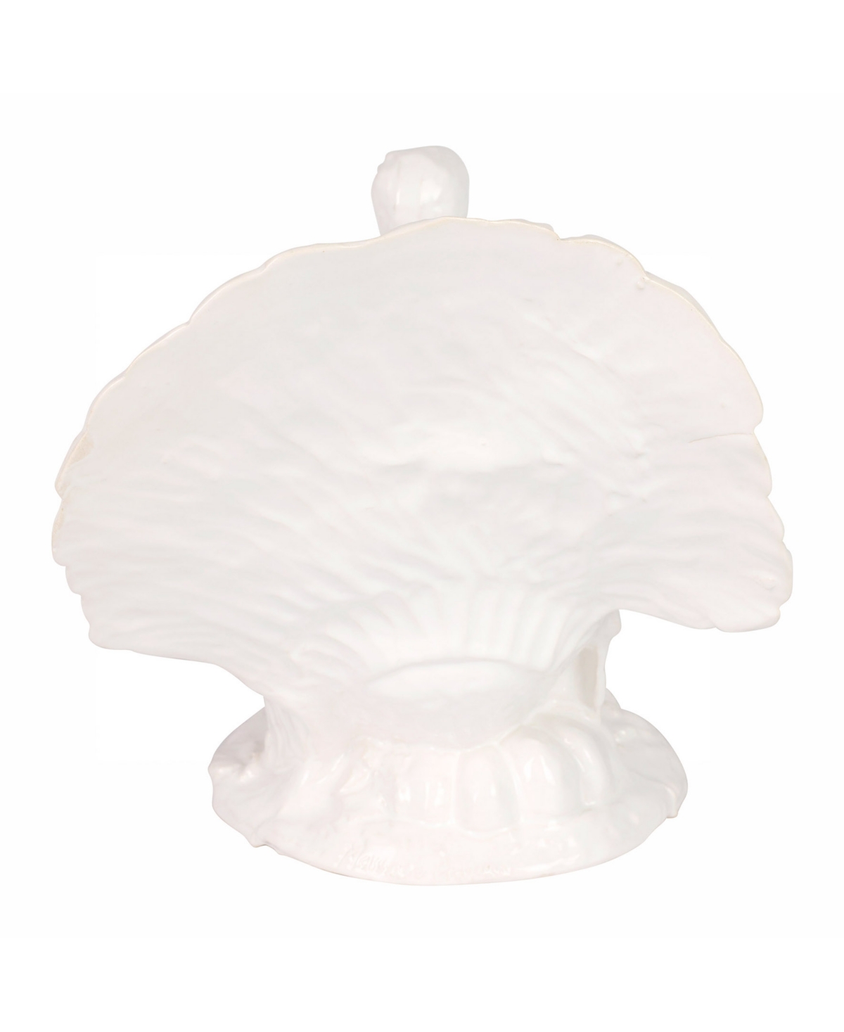 Vietri Pietra Tacchino Figural Statue In White