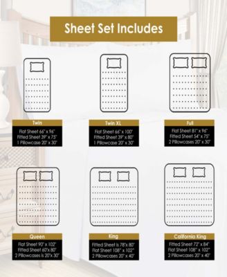 600 Thread Count Cotton Blend Solid Deep Pocket Sheet Set