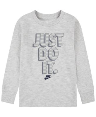 Nike Toddler Boys Long Sleeve Just Do It Graphic T Shirt Macy s