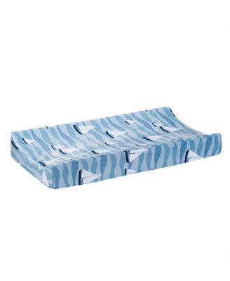 Little Skipper Nautical Ocean Sailboat Soft Changing Pad Cover