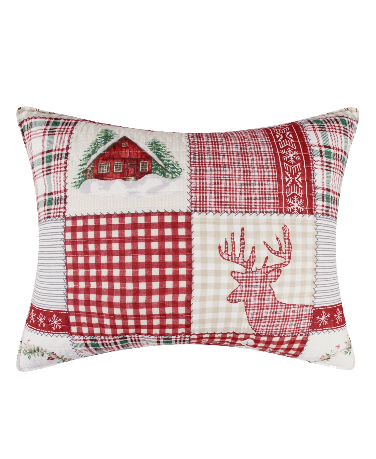 Levtex Home For Christmas Reversible 3-pc. Bedspread Set, Queen In Red