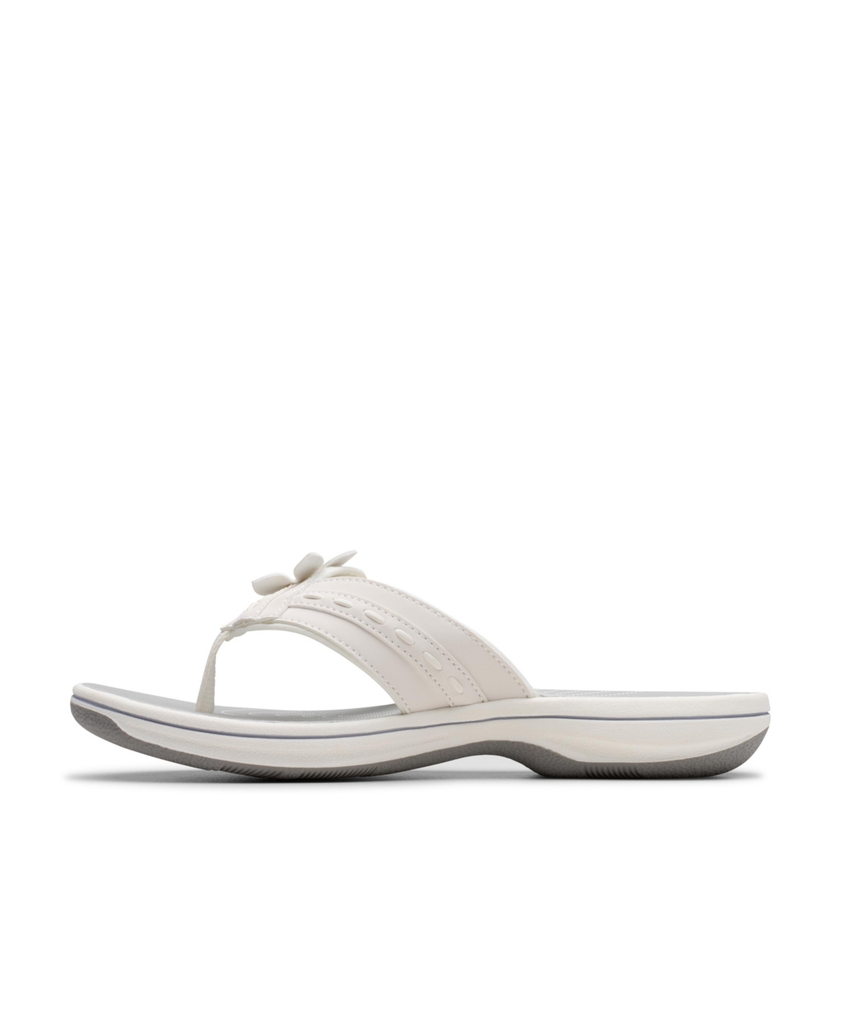 Clarks Women's Cloudsteppers Breeze Opal Rip Tape Sandals