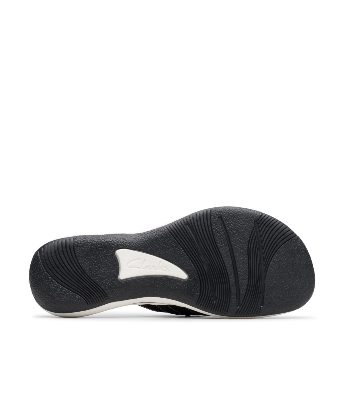 Clarks Cloudsteppers Women's Breeze Opal Slip-on Sandals In Black Textile