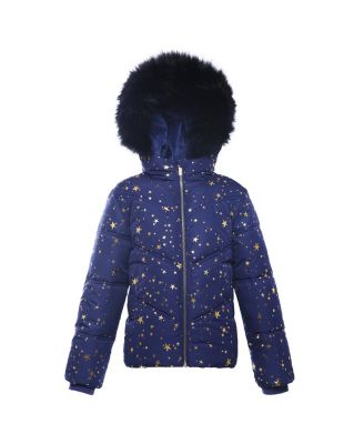 Girls Heavyweight Puffer Jacket Bubble Coat