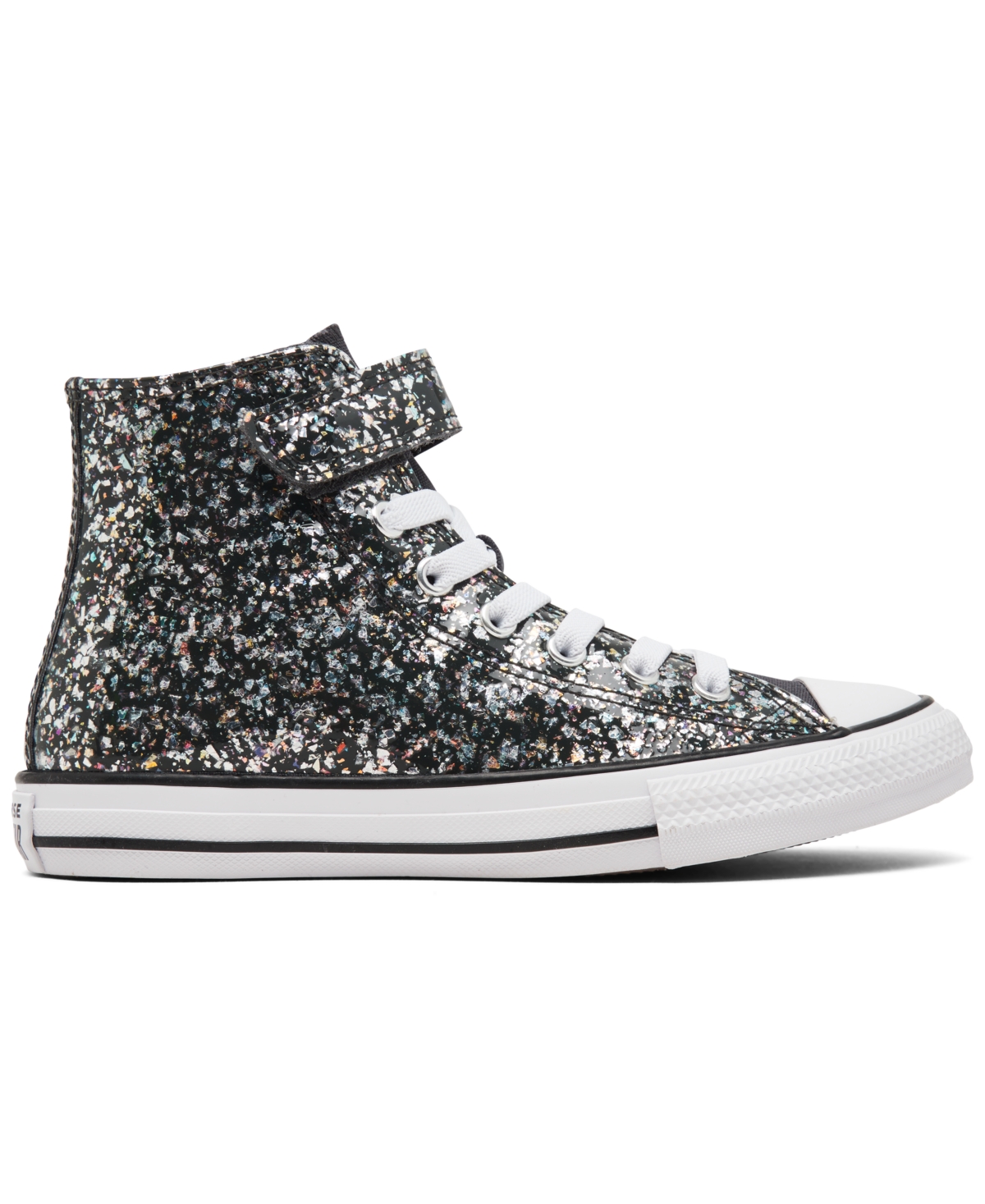CONVERSE LITTLE GIRLS CHUCK TAYLOR ALL STAR GLITTER EASY-ON CASUAL SNEAKERS FROM FINISH LINE 