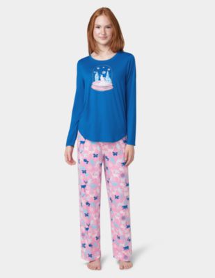Hue - Women's Timeless Soft Jersey Printed Pajama Set