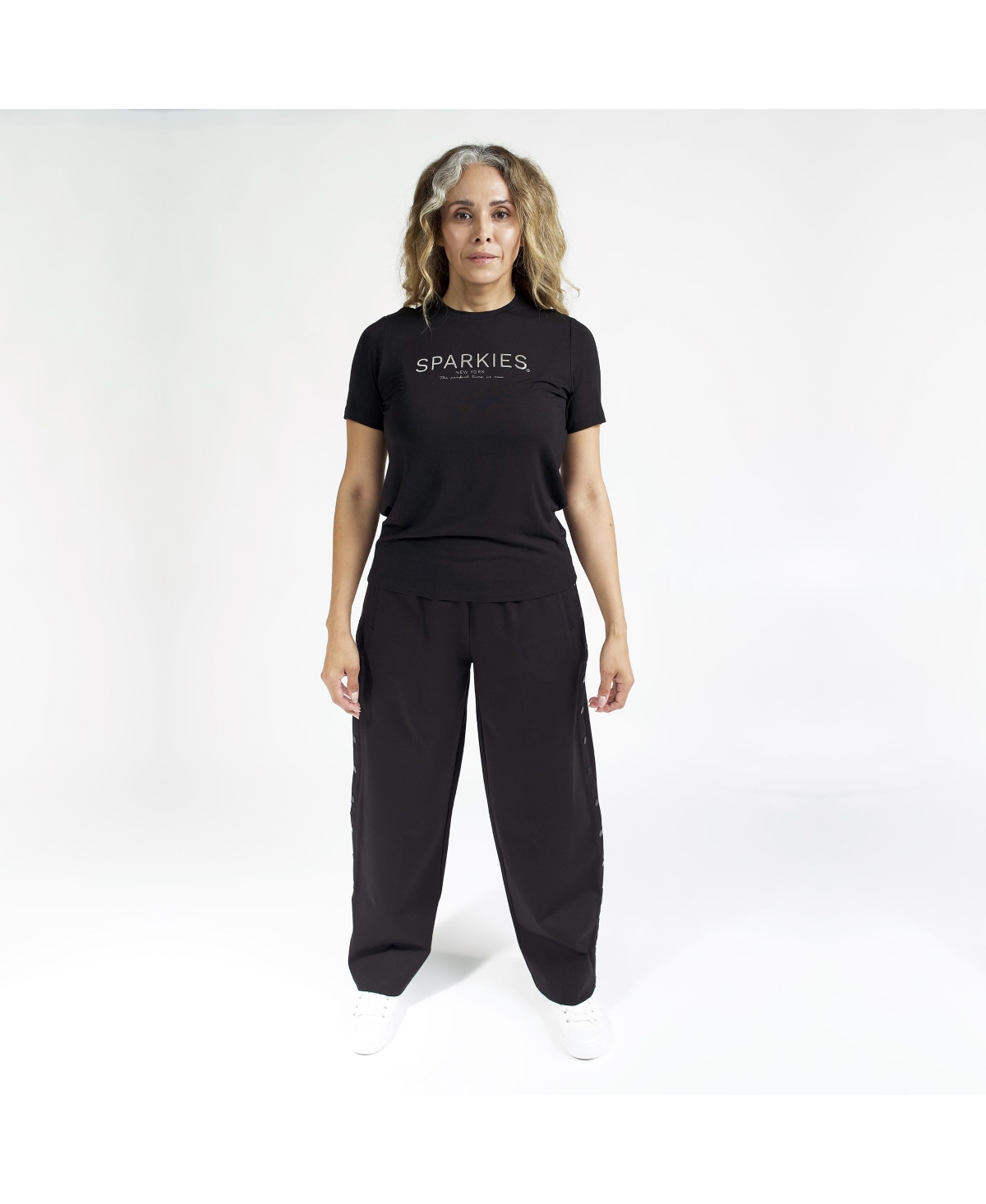 Sparkies Plus Size Adaptive Pants With Full Side Seam Opening