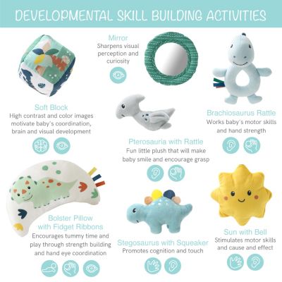 Dino 7-in-1 Activity Play Gym & Play Mat for Baby