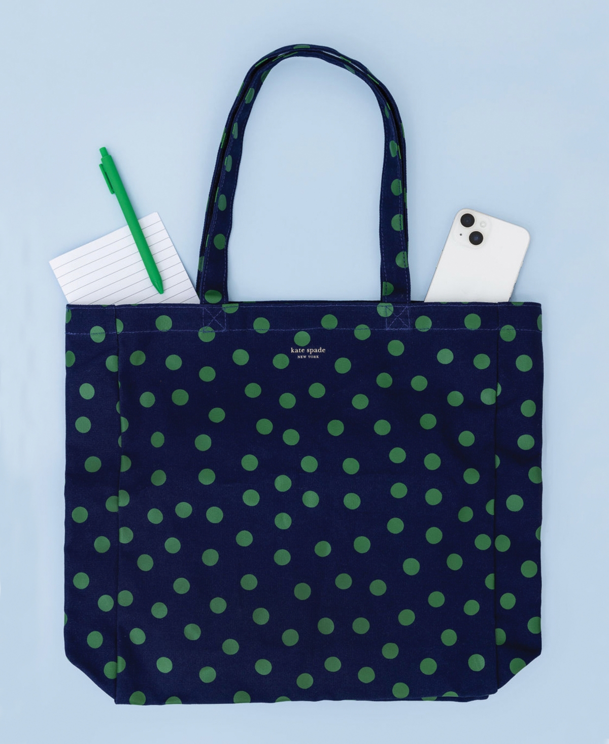 KATE SPADE NEW YORK CANVAS BOOK TOTE 