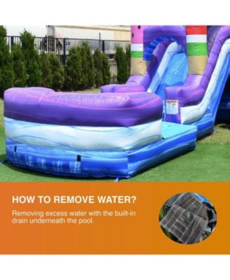 Ice Pops Bounce House Water Slide Combo with Splash Pool (with Blower)