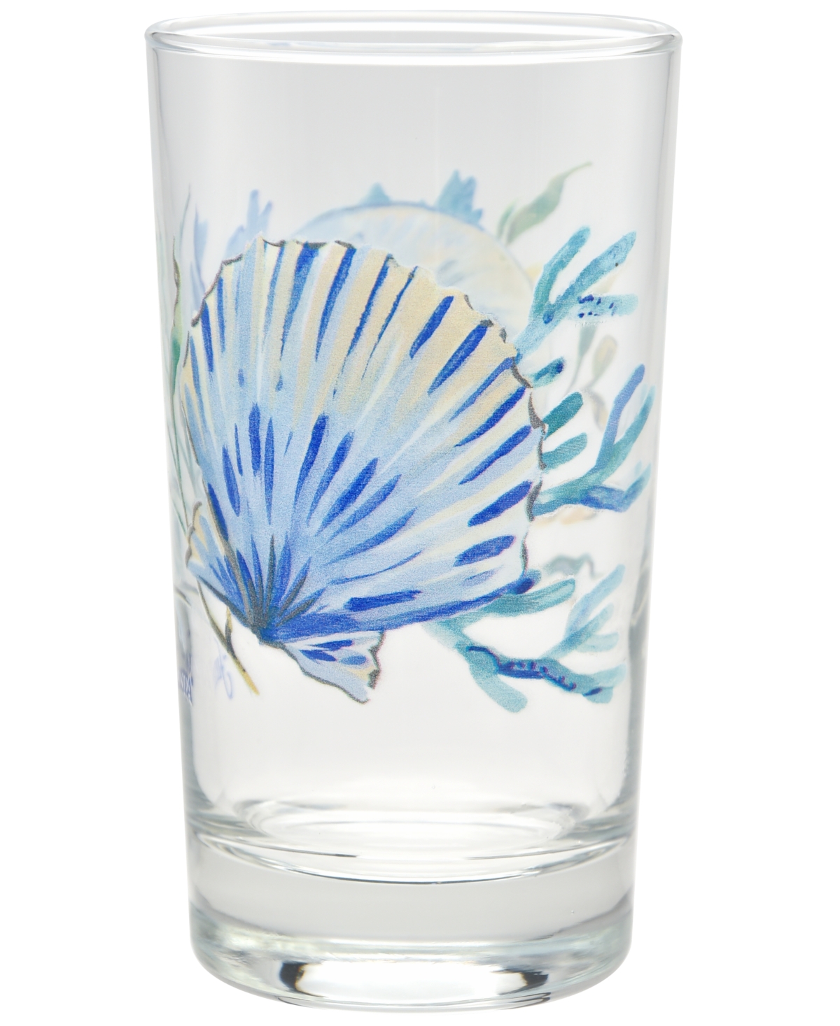 Fiesta Coastal Shores Tapered Cooler Glass, Set Of 4 In Multi