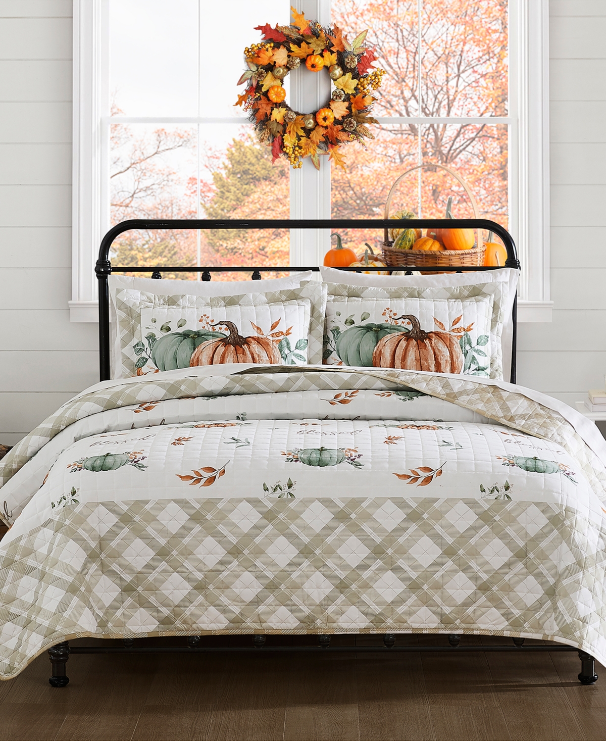 Avanti Grateful Patch Reversible 3-Pc. Quilt Set