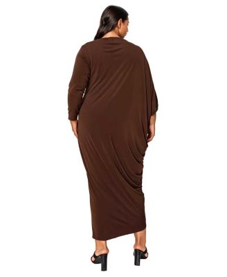 Plus Size Louella Asymmetrical Maxi Dress