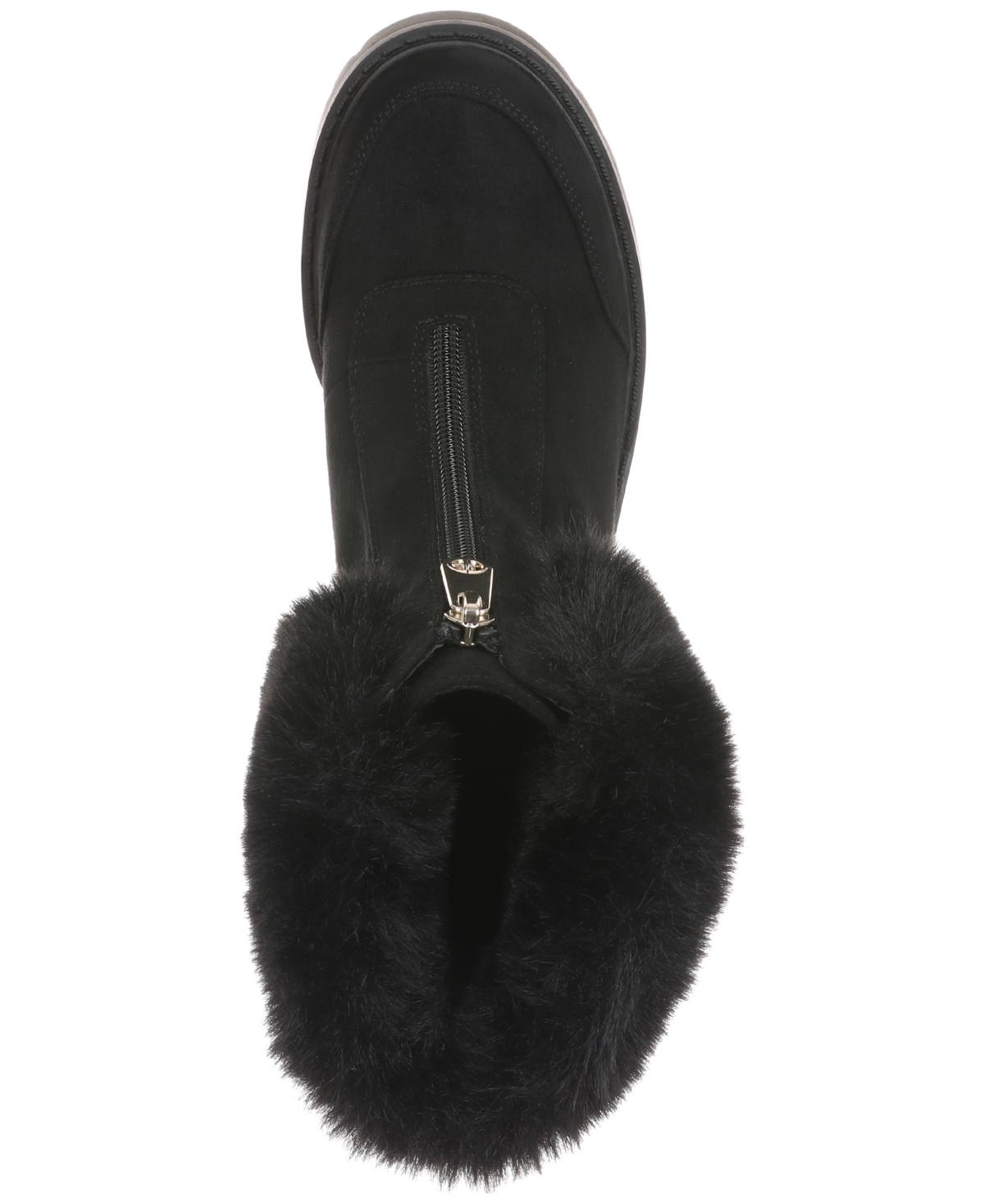 GIANI BERNINI WOMEN'S CALLIEE MEMORY FOAM FRONT ZIP LUG SOLE BOOTIES, CREATED FOR MACY'S 