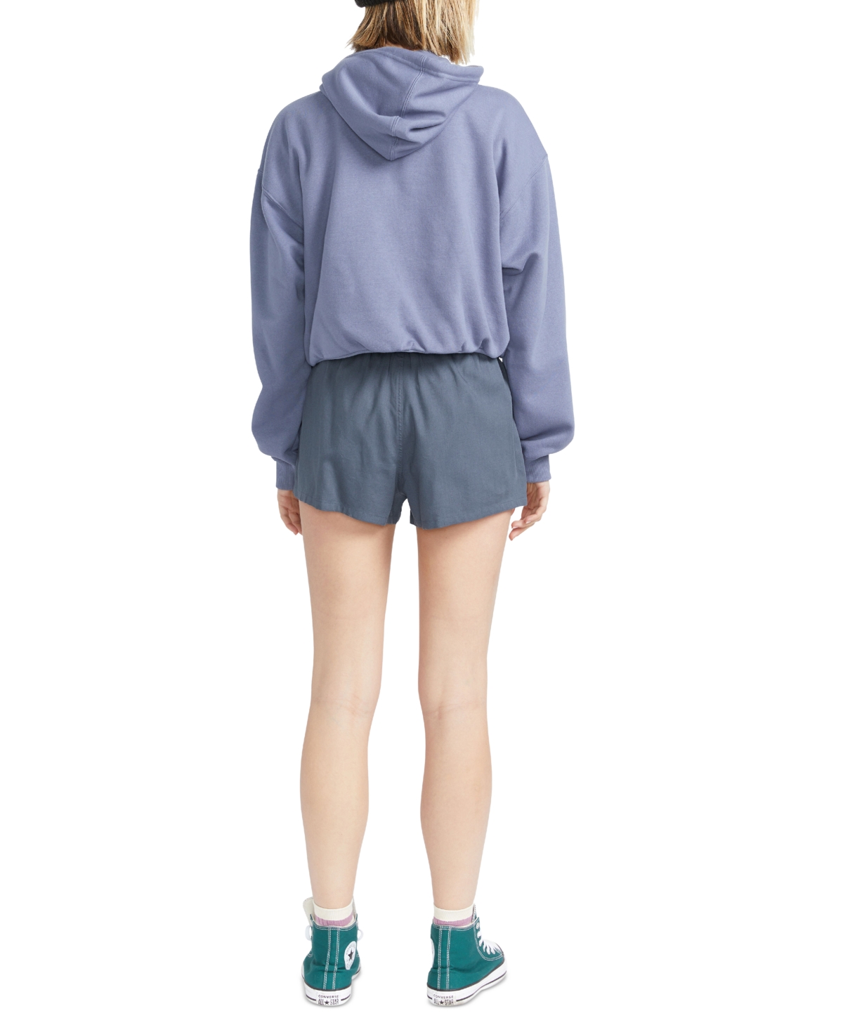 VOLCOM JUNIORS' STONE DEF PULL-ON DRAWSTRING SHORTS 