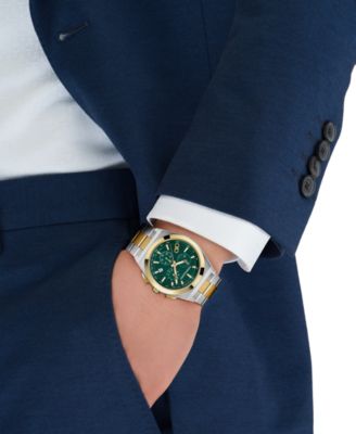 Men's Swiss Chronograph Vega Two-Tone Stainless Steel Bracelet Watch 42mm