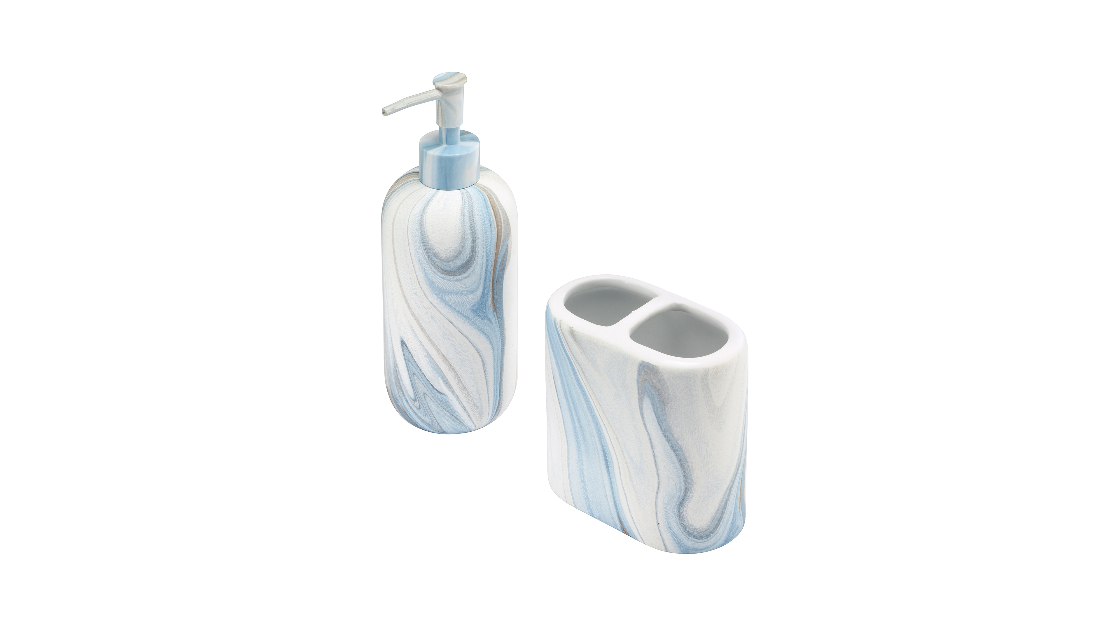 Avanti Waves Ceramic 2-Pc. Bath Accessory Set
