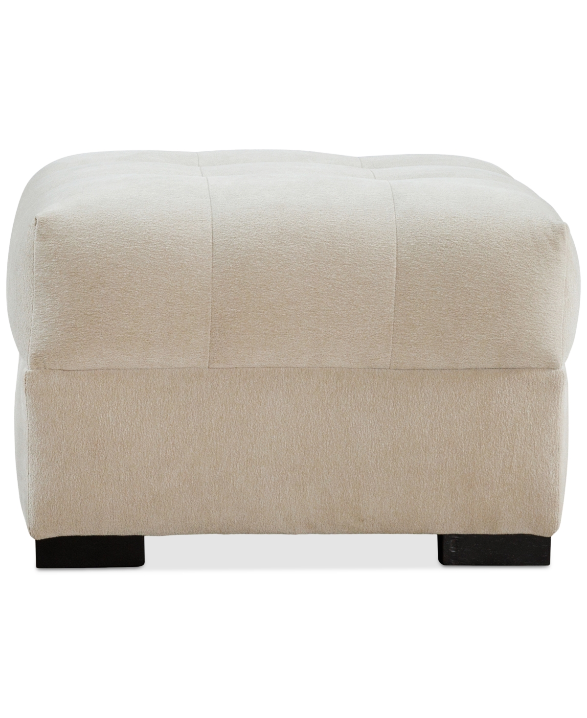 Macy's Elbeth Fabric Ottoman, Exclusively At  In Sand