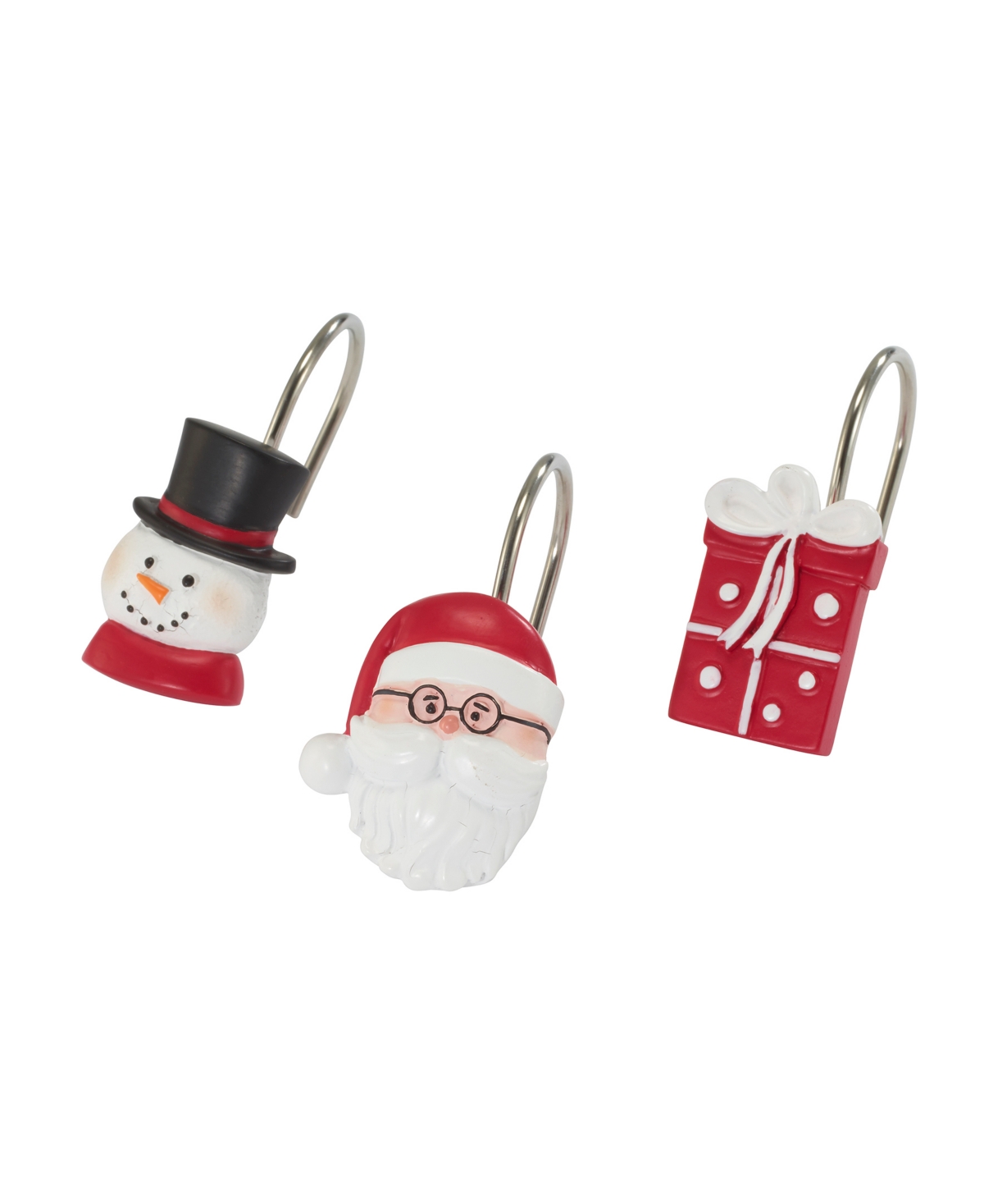 Avanti Ho Ho Ho Resin Shower Hooks In Red