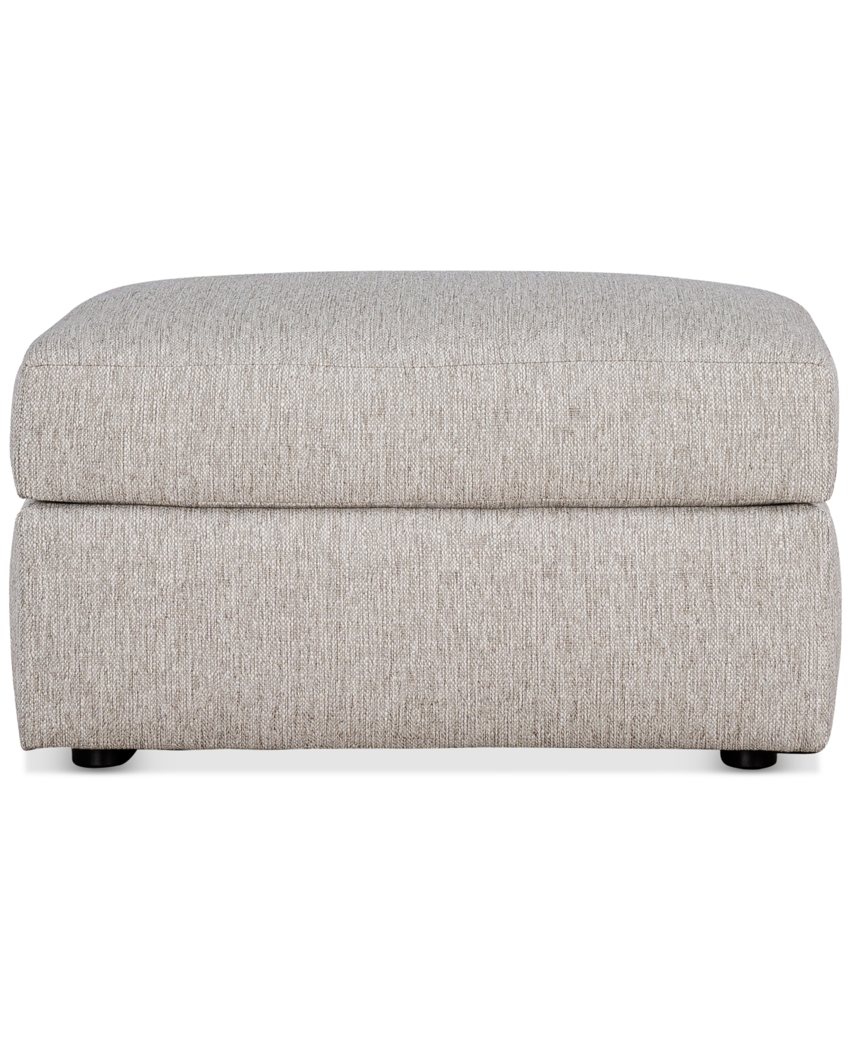 Macy's Tilmar Fabric Ottoman, Exclusively At  In Pebble