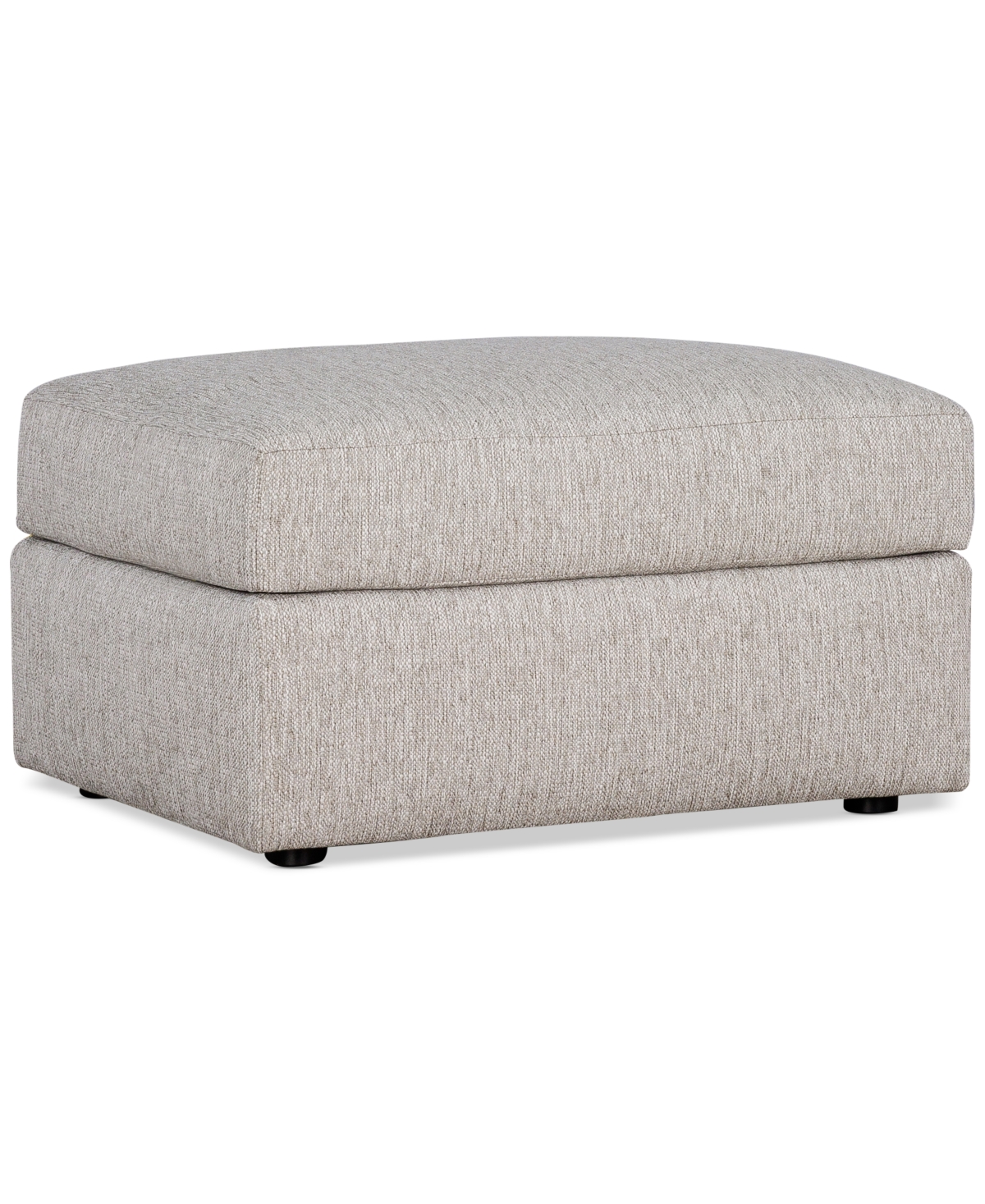 Macy's Tilmar Fabric Ottoman, Exclusively At  In Pebble