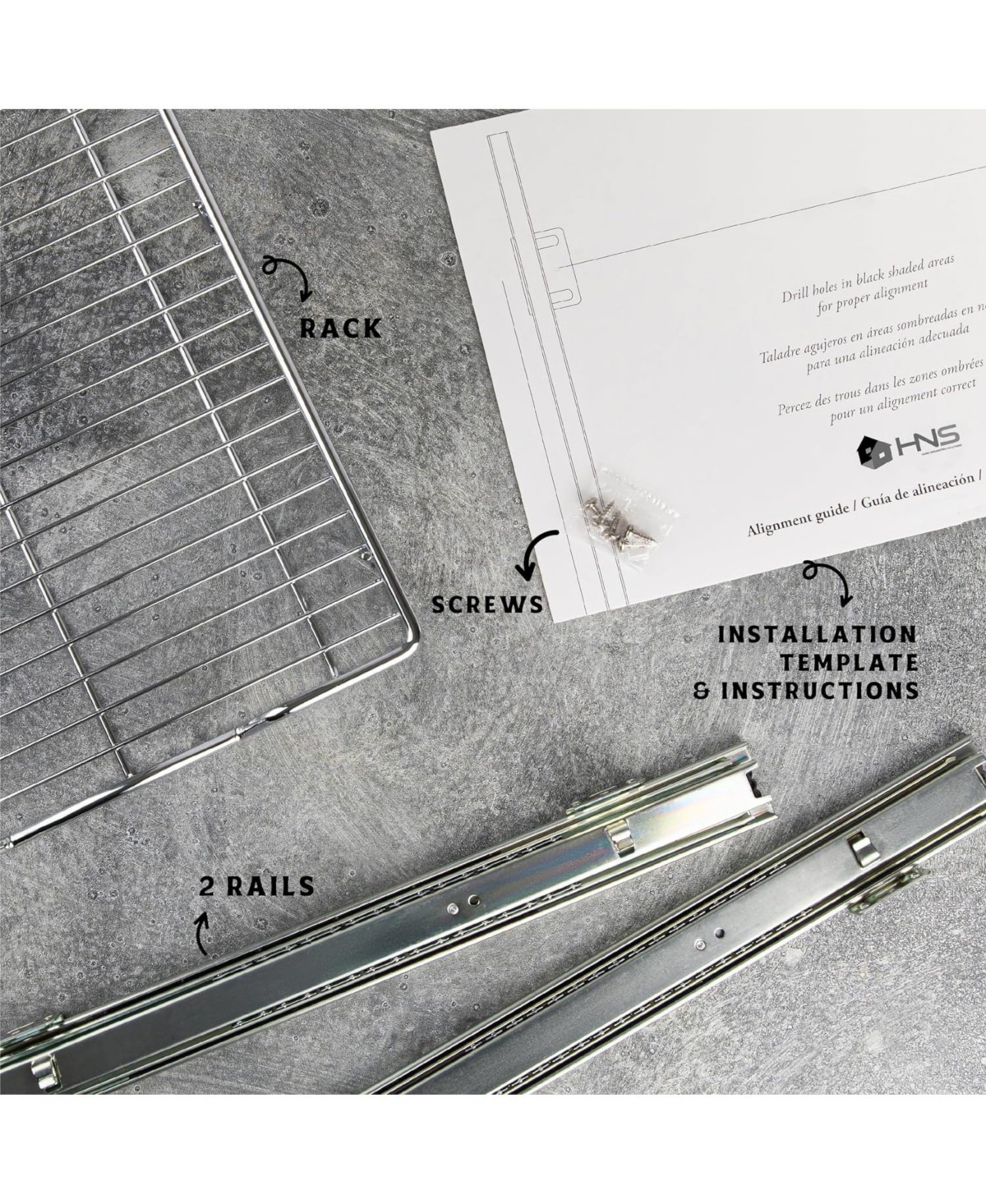 Florida Brands Pull Out Cabinet Organizer withFinish 14 x 21 In - Chrome