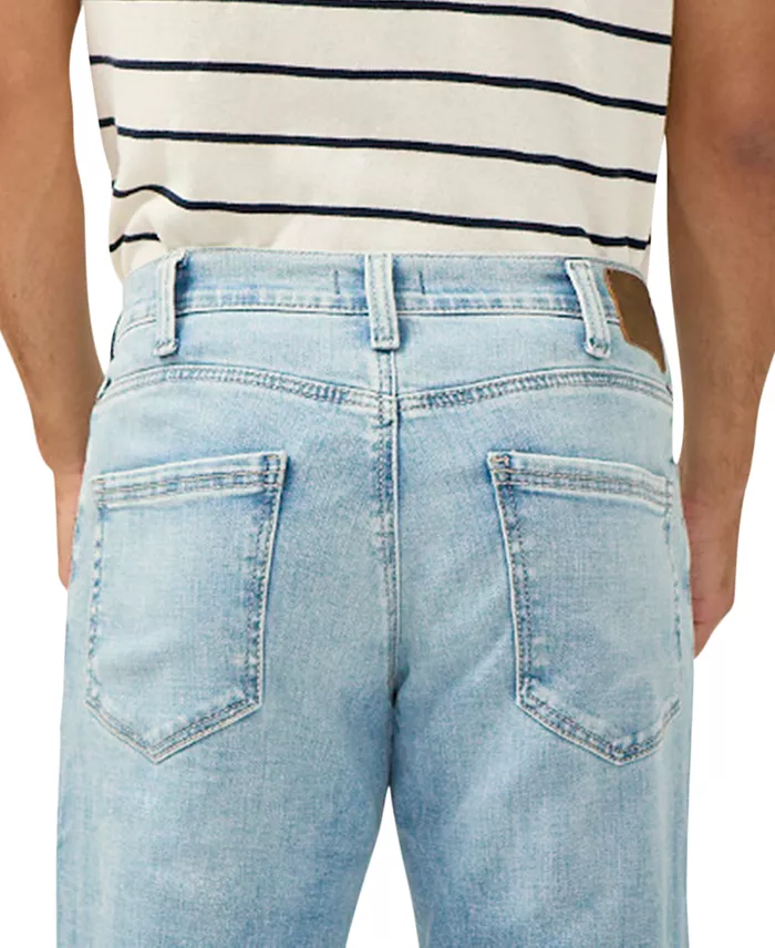 Eddie Classic Athletic Fit Tapered Leg Jeans - thumbnail 4