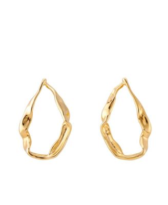 Metal Clad Snap Earrings