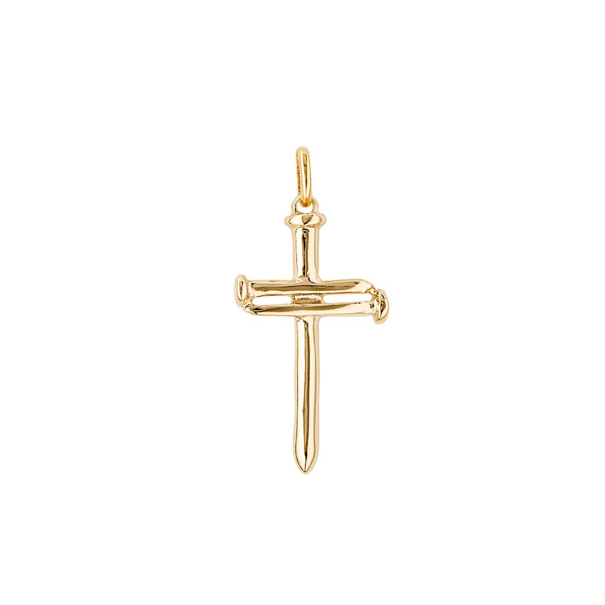 UNOde50 Big Cross Metal Alloy Charms - Gold