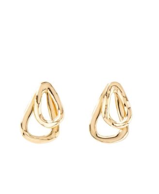 Metal Clad Hoop Earring