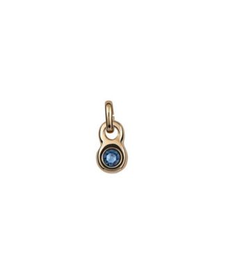 UNOde50 Gold-Plated Round Shaped Metal Alloy Charms - Blue 25$