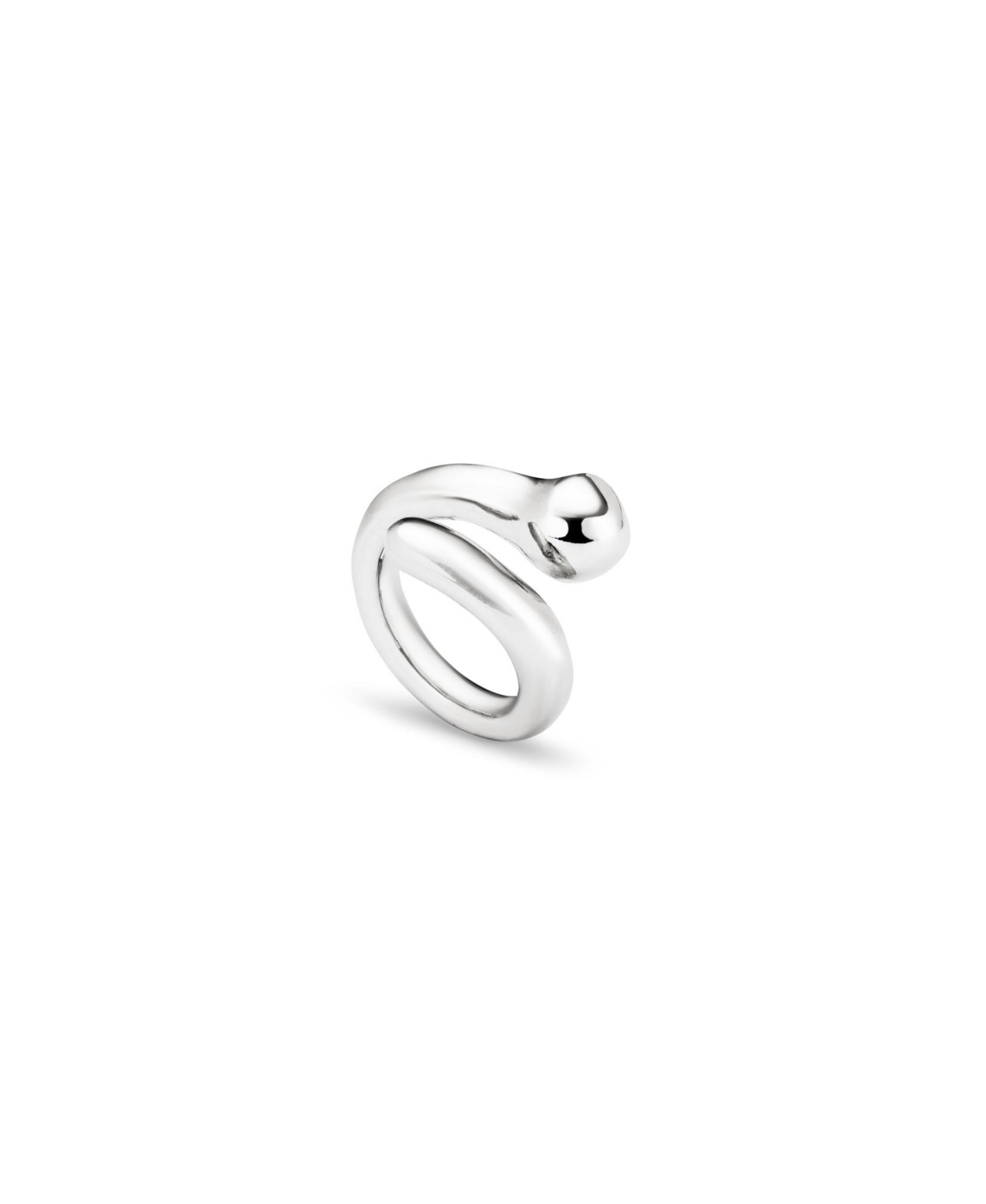 Unode50 18k Gold And Silver Plated Metal Alloy Ring In Silver
