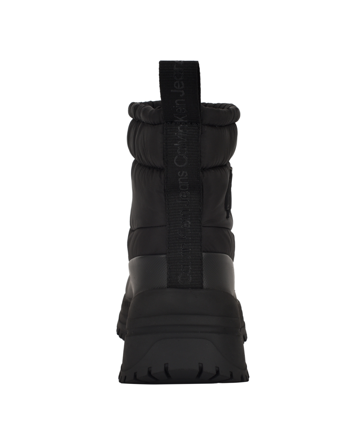 Calvin Klein Women's Nelsa Round Toe Casual Lug Sole Booties In Black