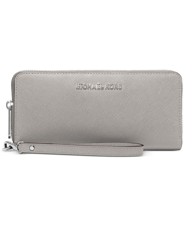 Michael Kors Jet Set Travel Crossgrain Leather Continental Wallet & Reviews  - Handbags & Accessories - Macy's