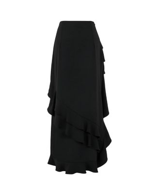 Women's Long Skirt with Flounced