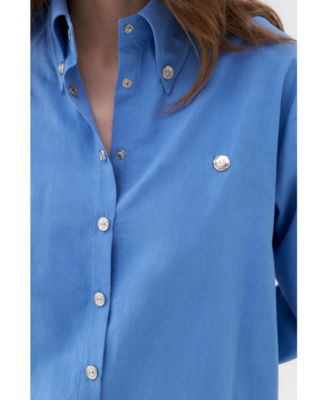 Women's Oversized Button-Up Shirt