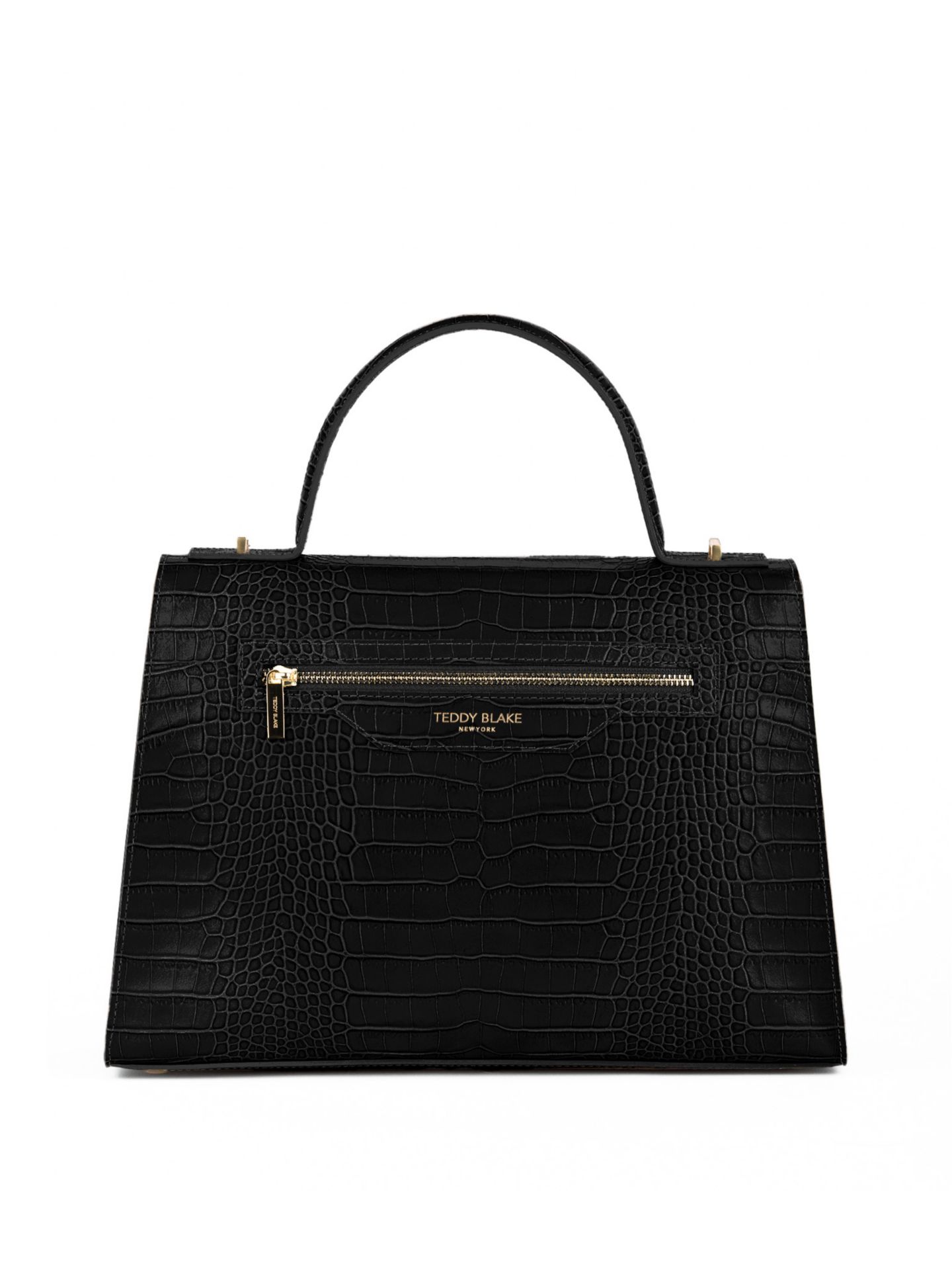 Женская сумка Teddy Blake Ava Croco 14", цвет: Чёрный — фото 6
