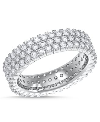 Macy's - Diamond Eternity Ring (2 ct. t.w.) in Platinum, 14k White Gold, 14k Gold, or 14k Rose Gold