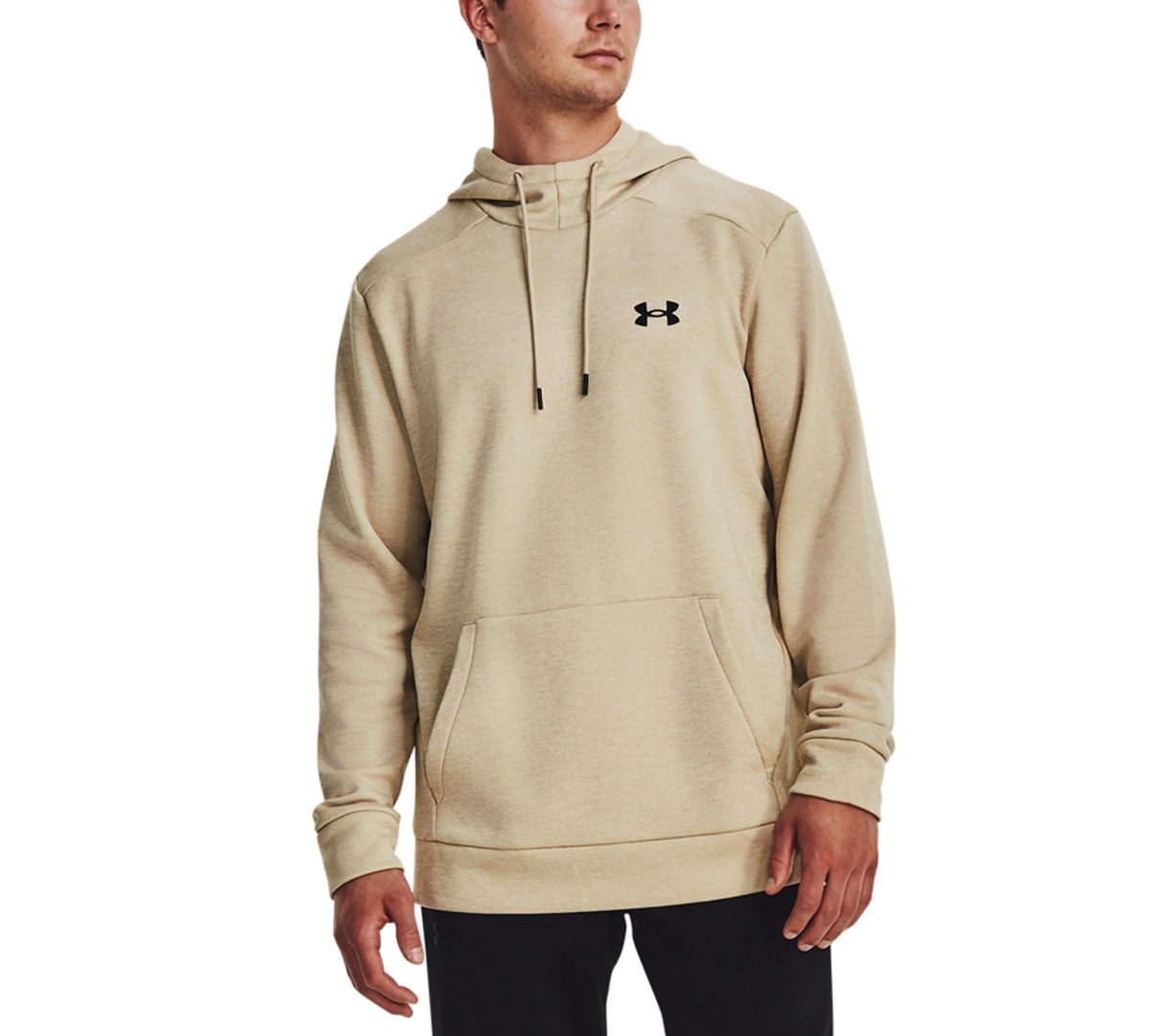 Men's Armour Fleece Twist Hooded Sweatshirt - 289 Khaki