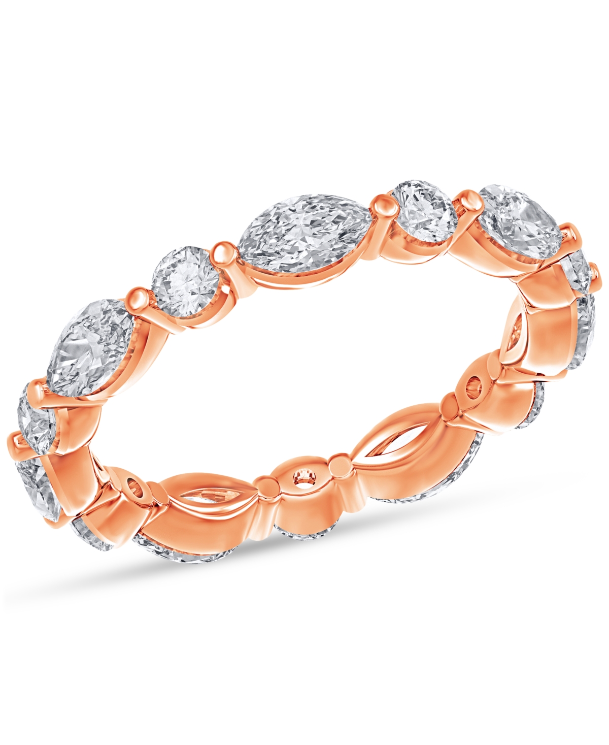 MACY'S DIAMOND ETERNITY RING (2 CT. T.W.) IN PLATINUM, 14K WHITE GOLD, 14K GOLD, OR 14K ROSE GOLD