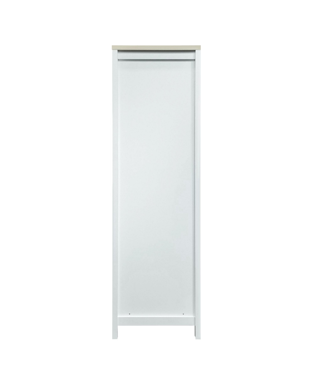 Streamdale Furniture Modern Farmhouse Wardrobe with Sliding Door, Drawers, and Shelves