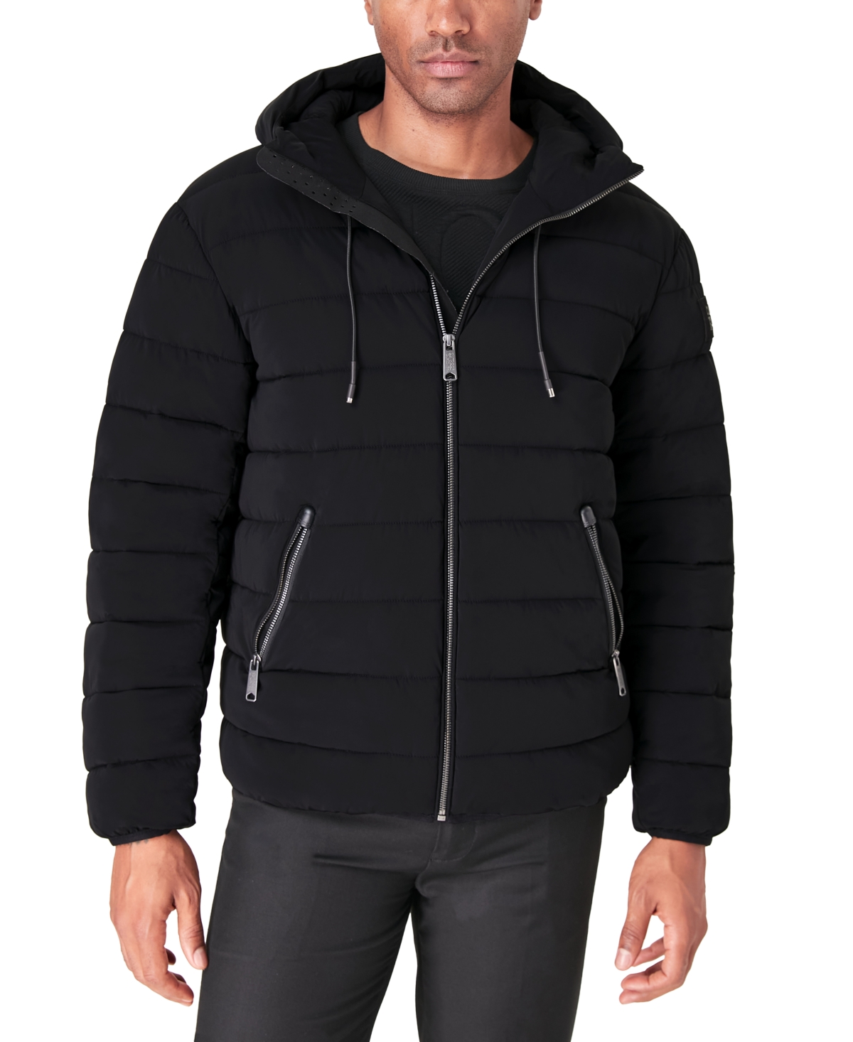 The rail hooded puffer jacket top