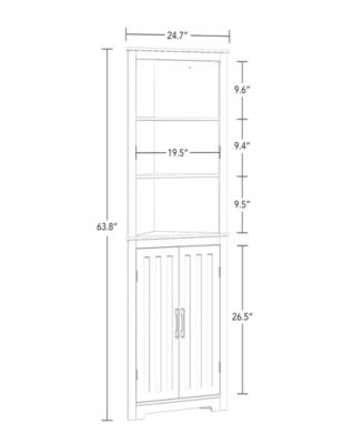 Monroe Tall Corner Cabinet