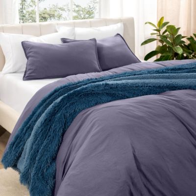 Ultra-Soft Sandwashed Duvet Cover & Sham Set, Full