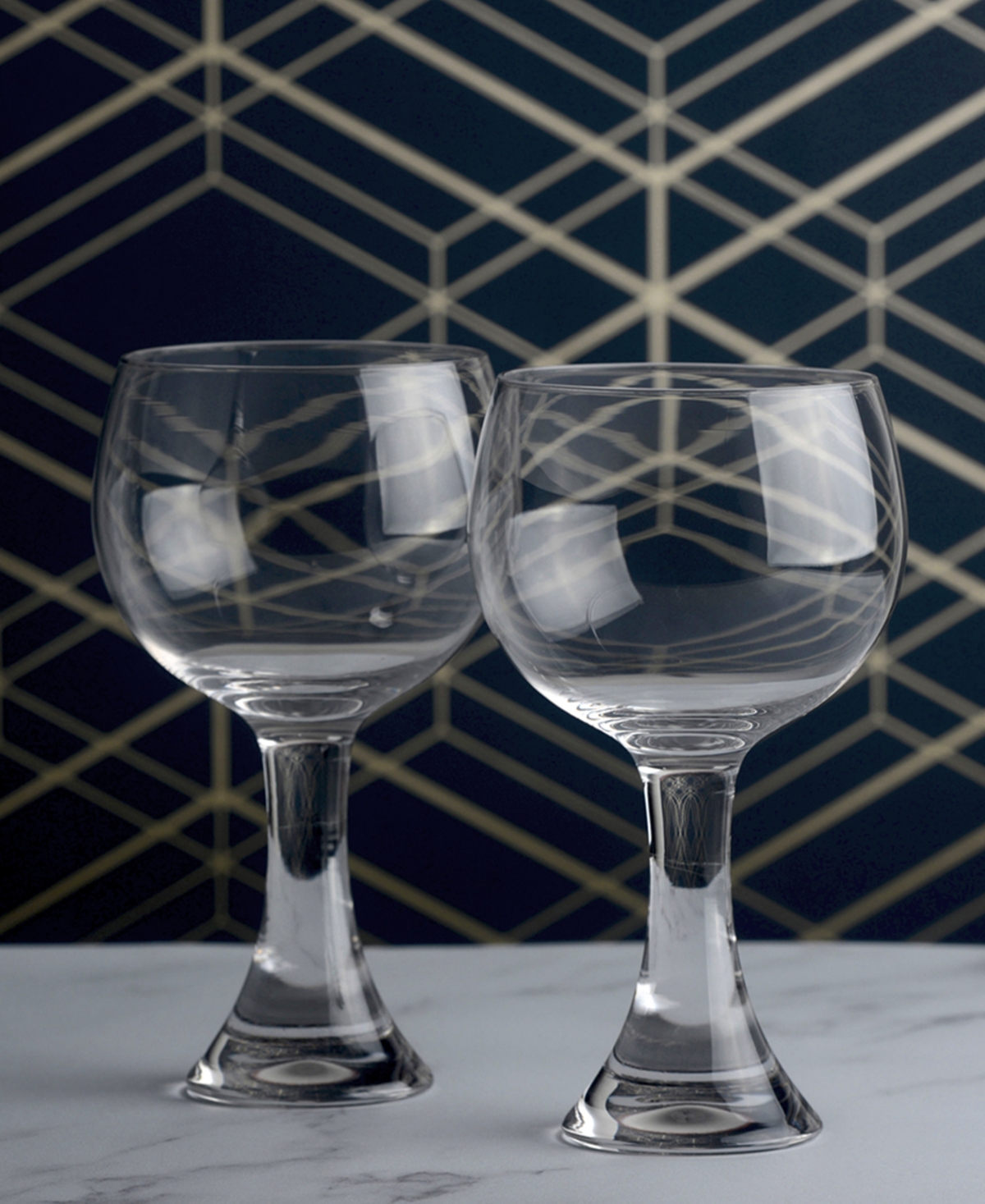 Anton Studio Designs Manhattan Gin Glasses, Set Of 2 In Clear