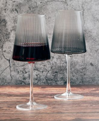 Empire Wine Glasses Smoke, Set of 2