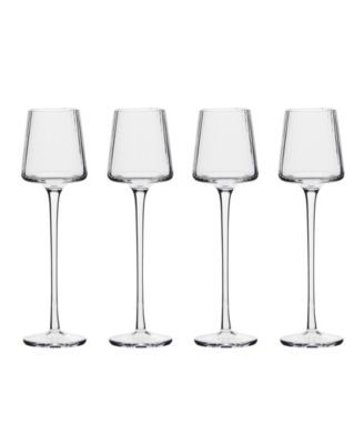 Empire Clear Cordial Glasses, Set of 4